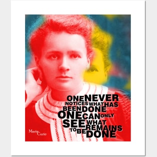 Marie Curie Quote 2 Posters and Art